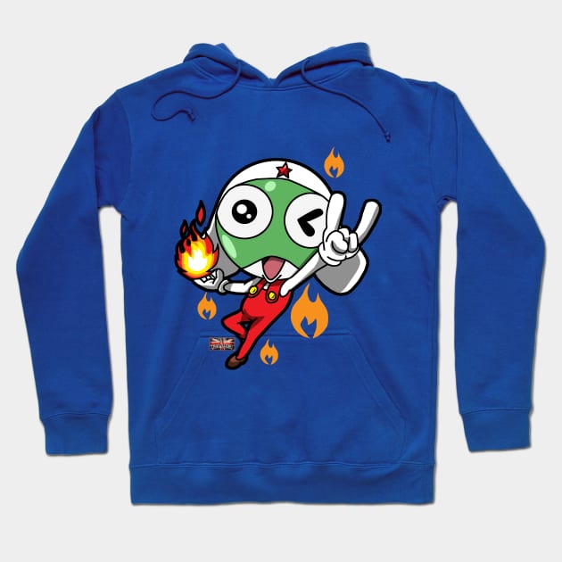 Fire Powered Froggy Hoodie by AJH designs UK